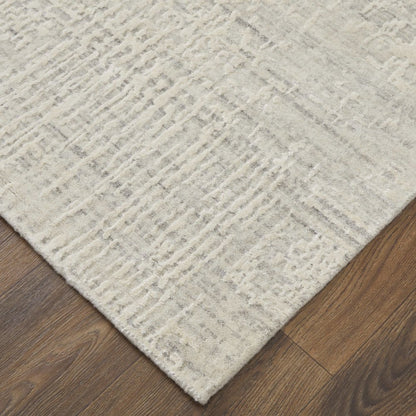 Eastfield Modern Abstract, Ivory, 5' x 8' Area Rug