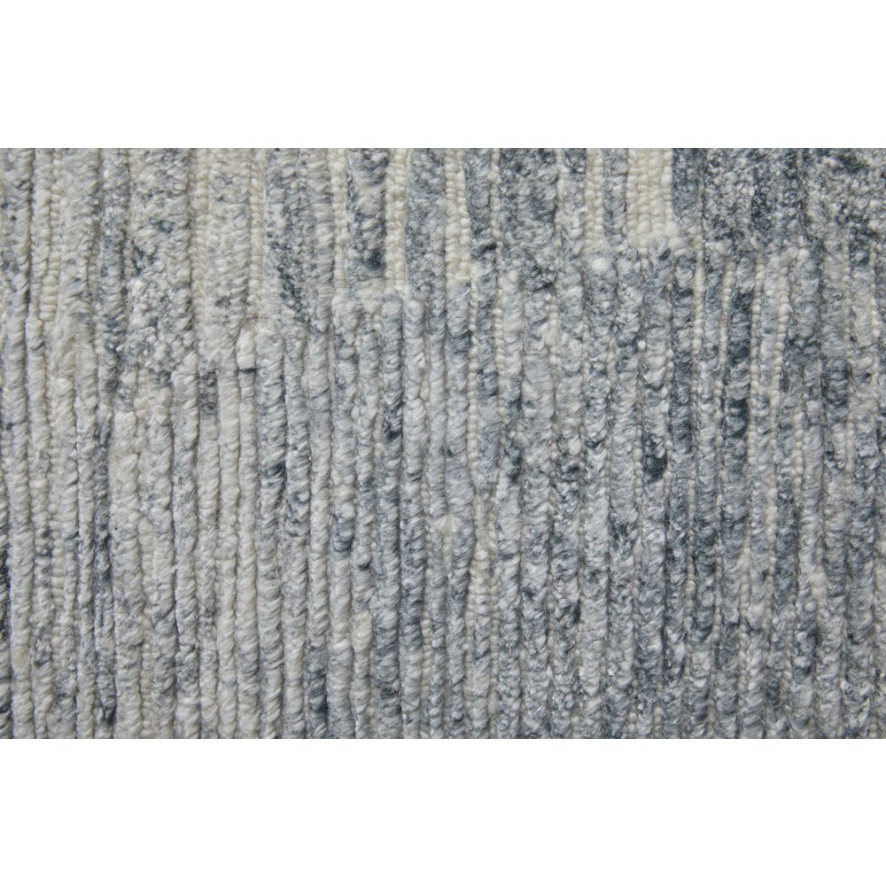 Brighton Modern Abstract, Ivory/Blue/Gray, 7'-9" x 9'-9" Area Rug