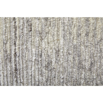 Brighton Modern Abstract, Ivory/Taupe/Silver, 2' x 3' Accent Rug