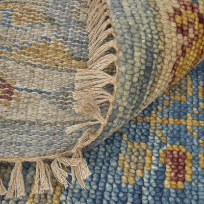 Fillmore Traditional Geometric, Blue/Yellow/Red, 3' x 5' Accent Rug