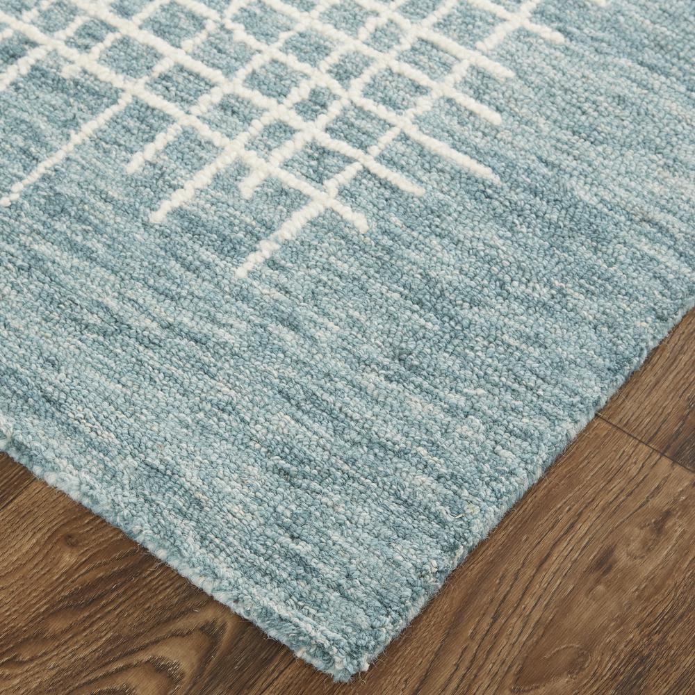 Maddox Modern Tufted Architectural Rug, Teal/Stillwater Blue, 9ft x 12ft, MDX8630FTEL000G00