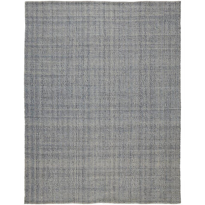 Naples Space Dyed In/Outdoor Flatweave, Dusty Blue, 10ft x 14ft Area Rug, NAP0751FBLU000H00