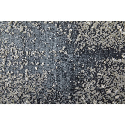Micah Modern Abstract, Ivory/Gray/Blue, 10' x 13'-2" Area Rug
