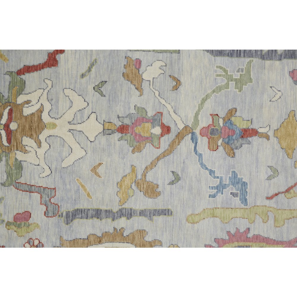 Karina Traditional Persian, Blue/Gray/Gold, 7'-9" x 9'-9" Area Rug