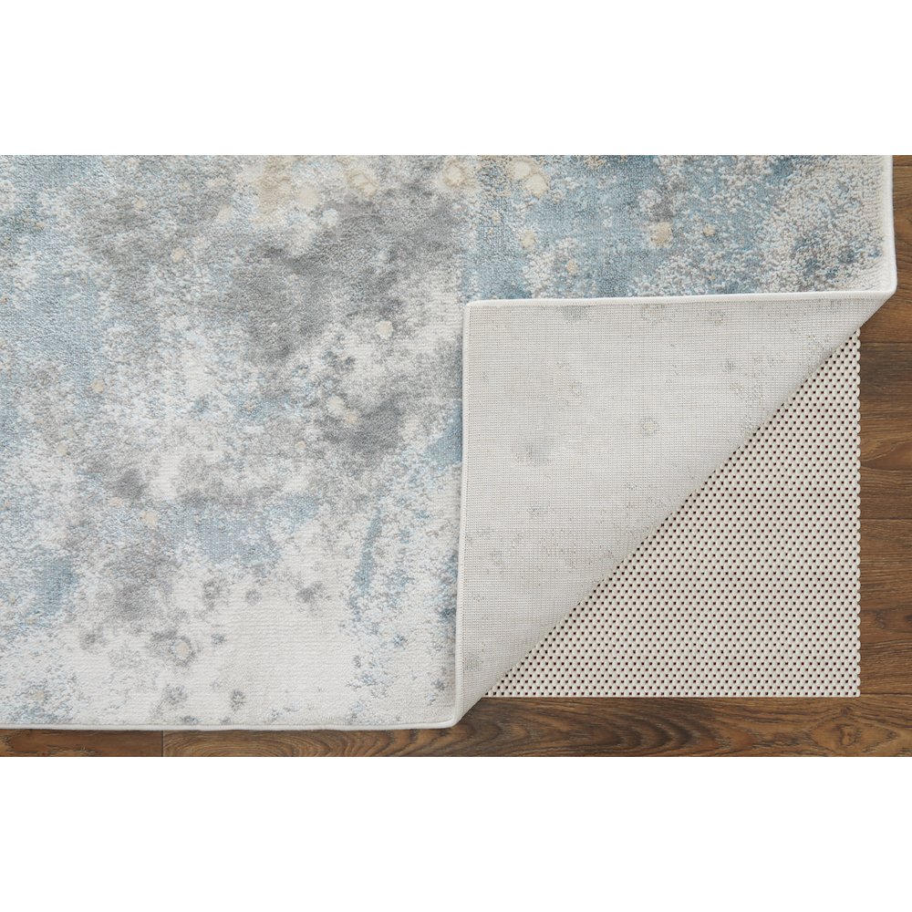 Astra Transitional Abstract, Blue/Gray, 10' x 13'-2" Area Rug