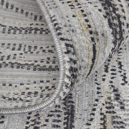 Sonora Modern Abstract, Gray/Ivory/Tan, 9'-0" x 12'-8" Area Rug