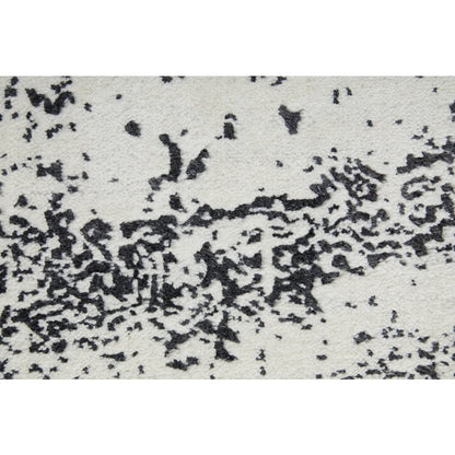 Coda Modern Abstract, Black/White, 8' x 10' Area Rug