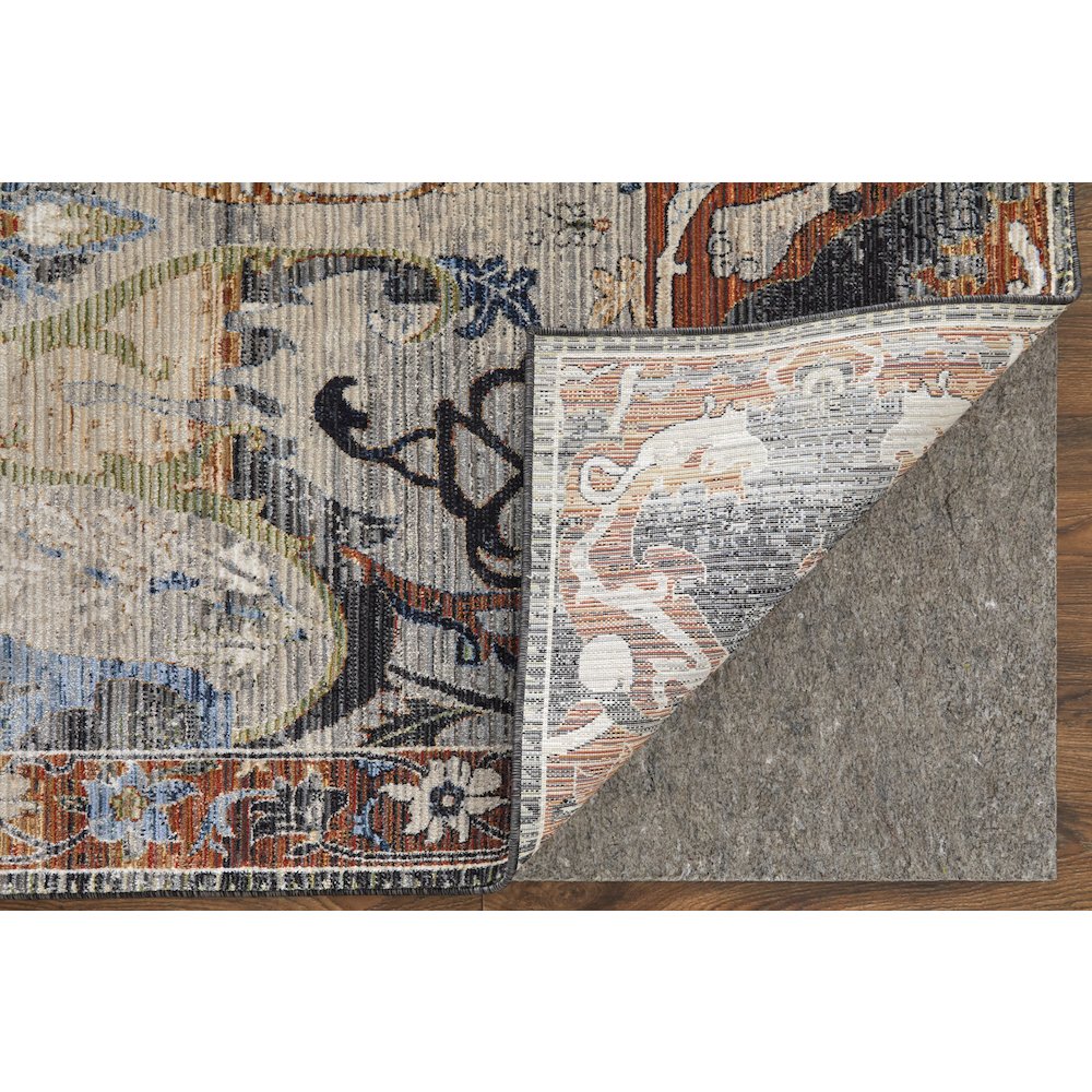 Melrose Transitional Ikat, Ivory/Red/Gray, 2' x 3' Accent Rug