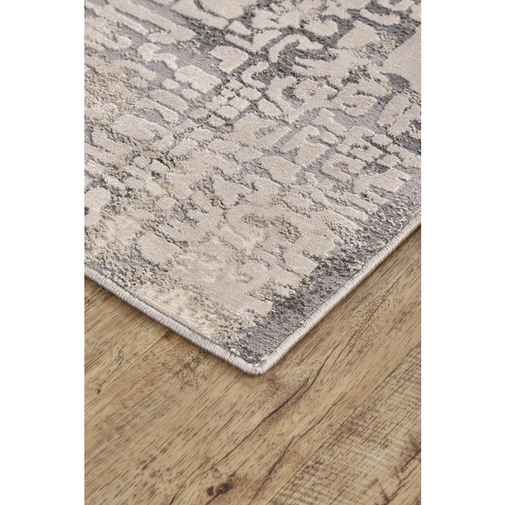 Prasad Contmporary Watercolor Rug, Steel/Silver Gray, 8ft x 11ft Area Rug, 6703683FGRY000G99