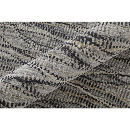Sonora Modern Abstract, Gray/Ivory/Tan, 9'-0" x 12'-8" Area Rug