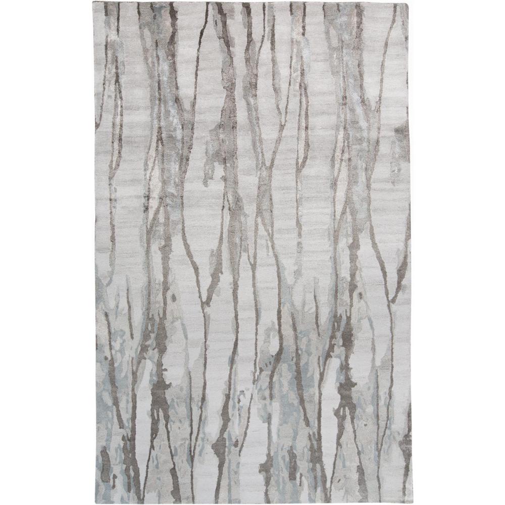 Dryden Contemporary Abstract Area Rug, Gray/Misty Blue, 9ft-6in x 13ft-6in, 8738789FBGEIVYH50