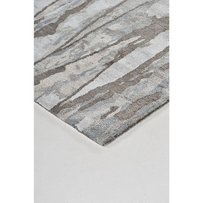 Dryden Contemporary Abstract Area Rug, Gray/Misty Blue, 9ft-6in x 13ft-6in, 8738789FBGEIVYH50