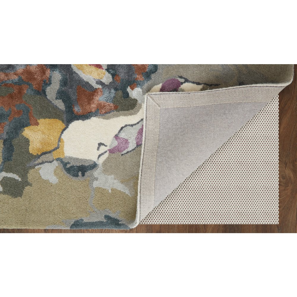 Dafney Transitional Floral & Botanical, Purple/Pink/Green, 8' x 10' Area Rug