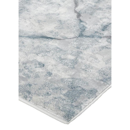 Atwell Contemporary Marbled Rug, Teal Blue/Gray, 5ft - 3in x 7ft - 6in Area Rug, ATL3282FAQU000E76