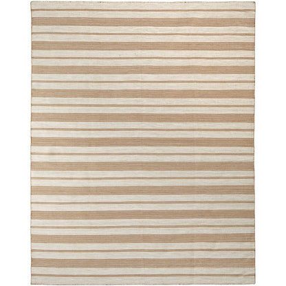 Duprine Transitional Stripes, Ivory/Taupe/Brown, 10' x 14' Area Rug