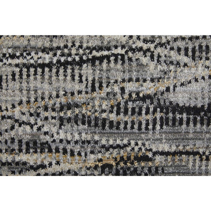 Sonora Modern Abstract, Gray/Ivory/Tan, 9'-0" x 12'-8" Area Rug