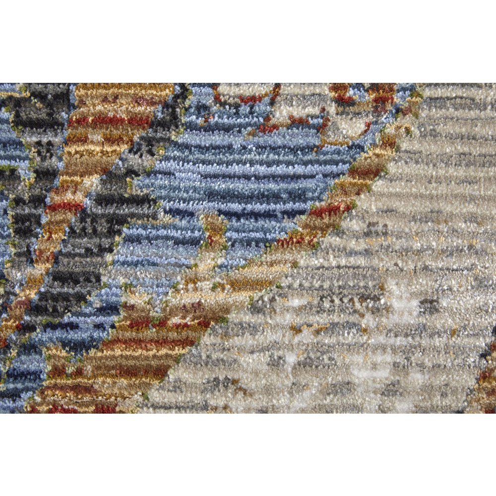 Melrose Transitional Ikat, Ivory/Red/Gray, 2' x 3' Accent Rug