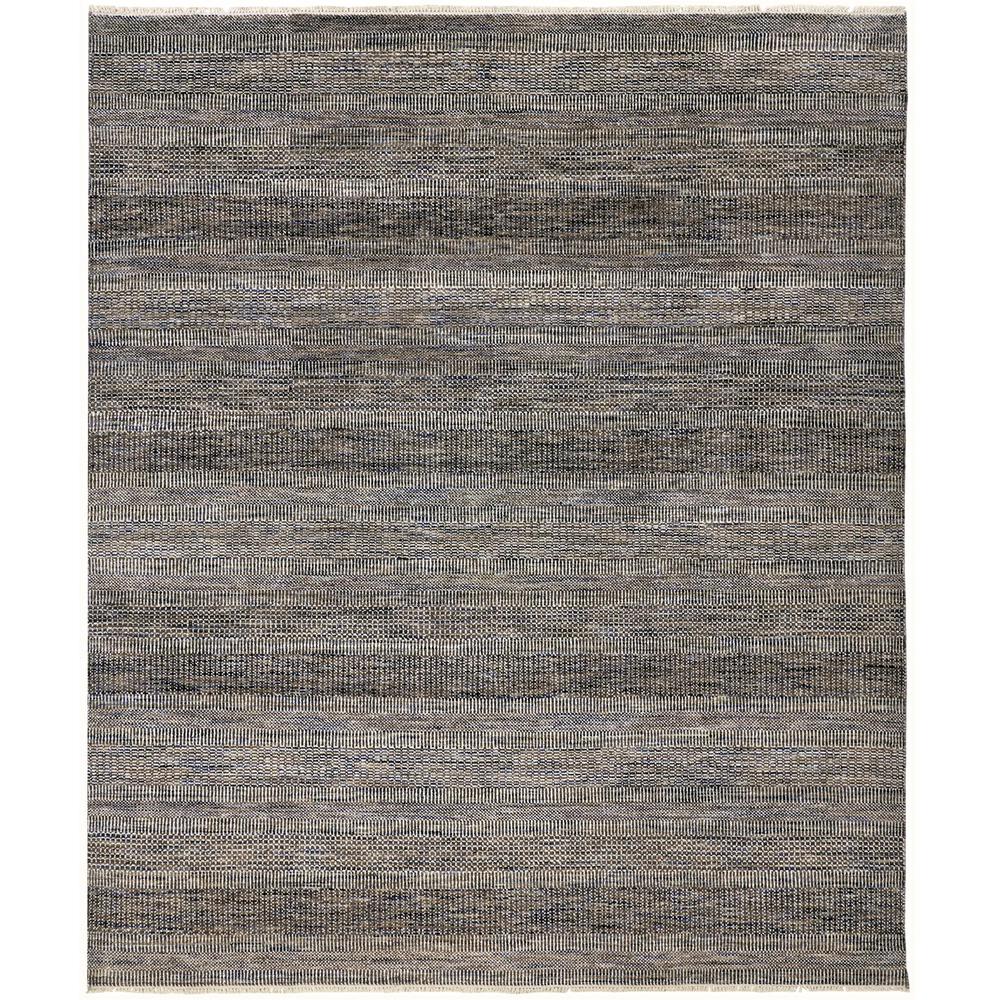 Janson Classic Striped Rug, Dark/Warm Gray, 9ft - 6in x 13ft - 6in Area Rug, I92I6065DGY000H50
