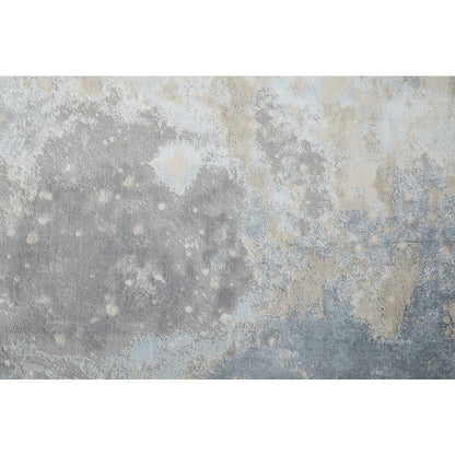 Astra Transitional Abstract, Blue/Gray, 10' x 13'-2" Area Rug
