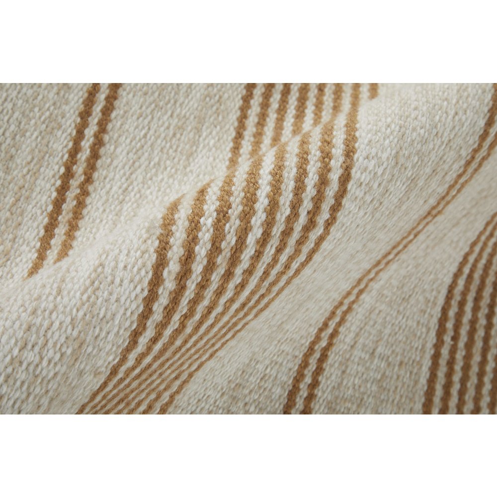 Duprine Transitional Stripes, Ivory/Taupe/Brown, 10' x 14' Area Rug