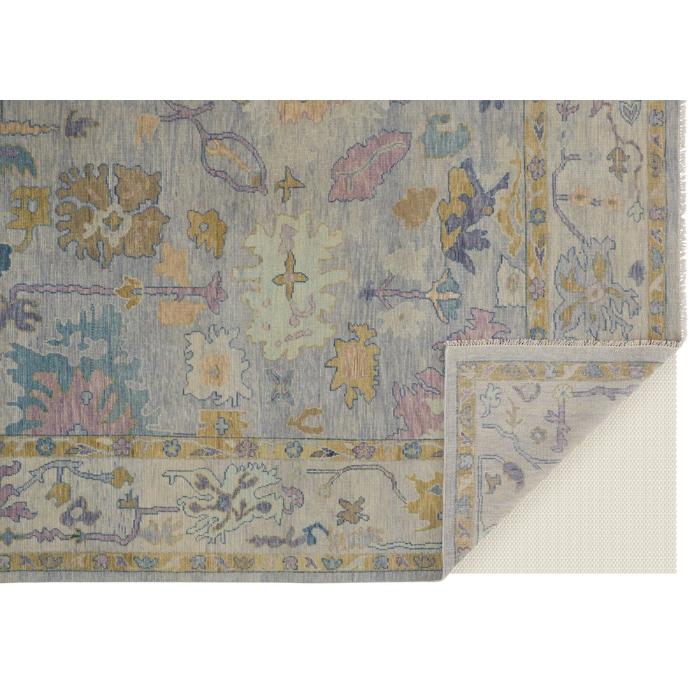 Karina Traditional Persian, Gray/Purple/Gold, 2' x 3' Accent Rug