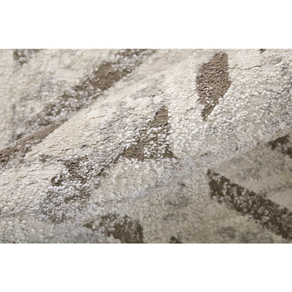 Vancouver Modern Geometric, Ivory/Tan/Brown, 8' x 10' Area Rug
