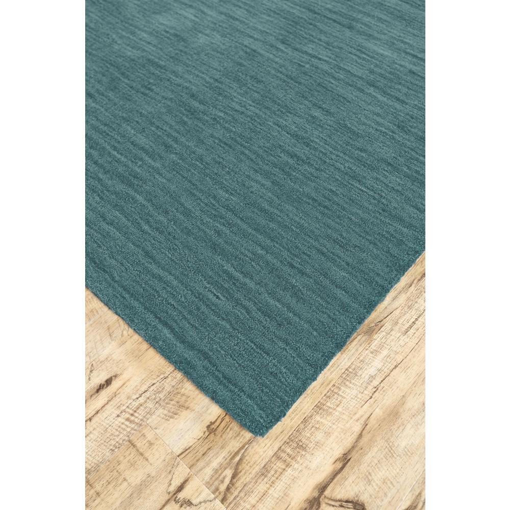 Luna Hand Woven Marled Wool Rug, Teal Blue/Green, 9ft-6in x 13ft-6in Area Rug, 5798049FTEL000H50