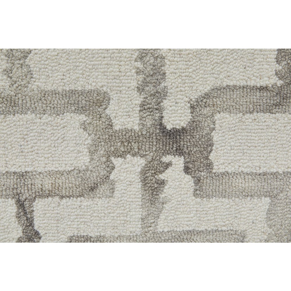Lorrain Modern Geometric, Ivory/Taupe, 9'-6" x 13'-6" Area Rug