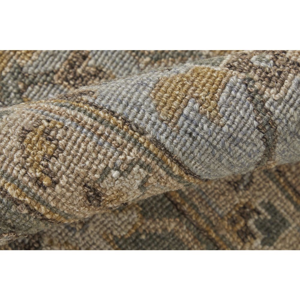 Corbitt Traditional Oriental, Blue/Gold/Gray, 7'-9" x 9'-9" Area Rug