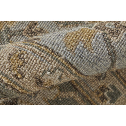 Corbitt Traditional Oriental, Blue/Gold/Gray, 7'-9" x 9'-9" Area Rug