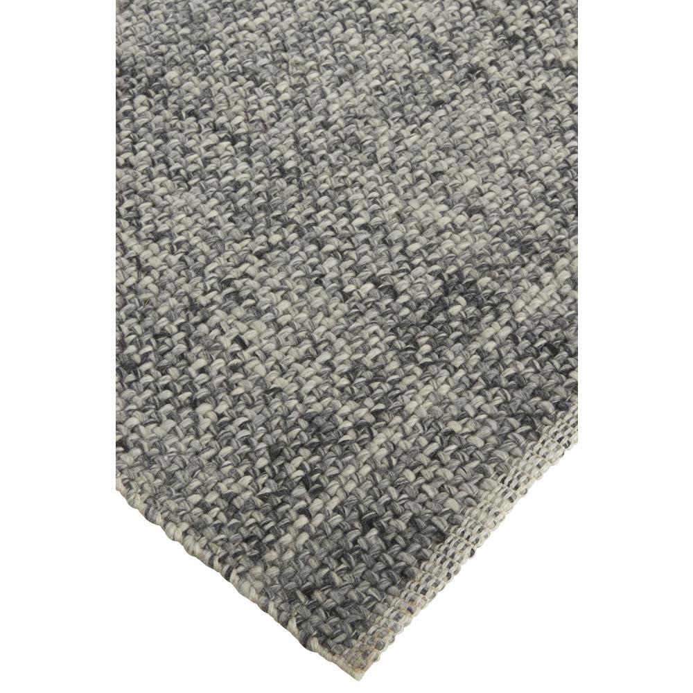Naples Space Dyed In/Outdoor Flatweave, Charcoal Gray, 2ft x 3ft Area Rug, NAP0751FGRY000P00