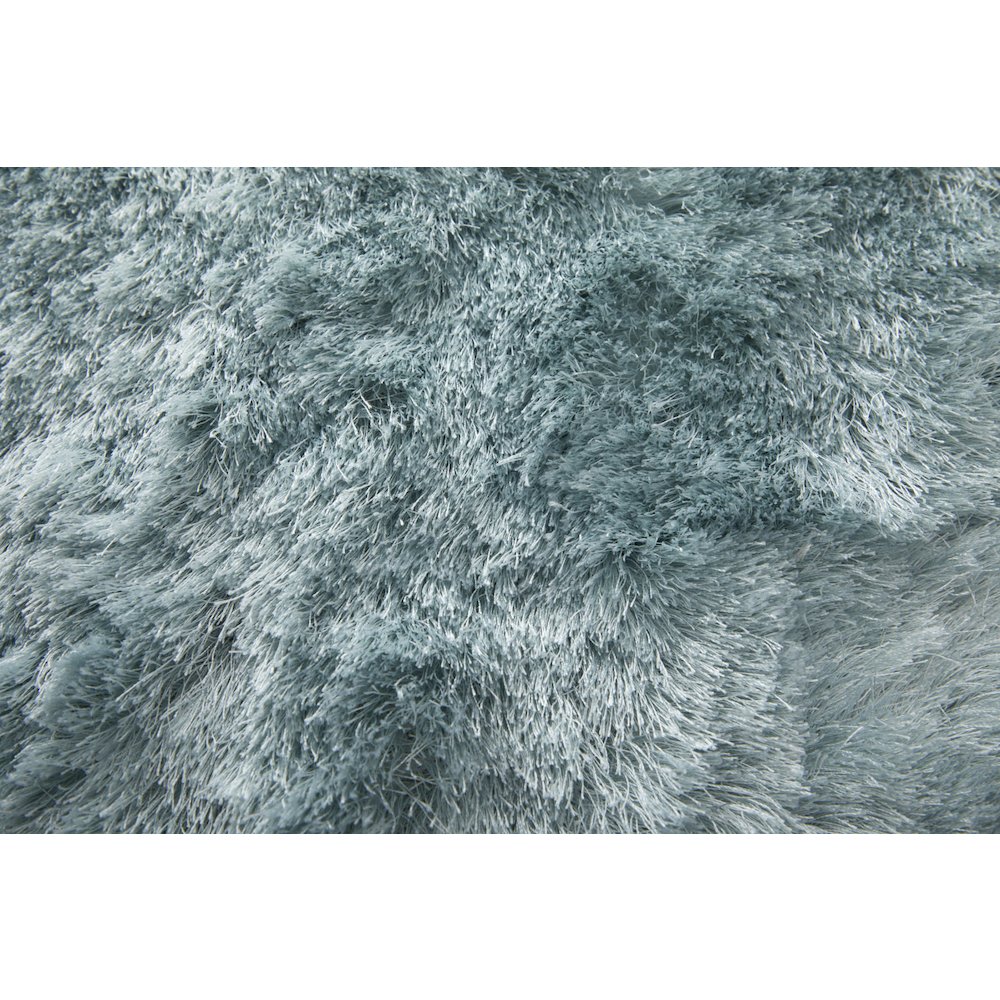 Indochine Plush Shag Area Rug, Metallic Sheen, Light Aqua Blue, 4ft-9in x 7ft-6in, 4944550FLAQ000E04