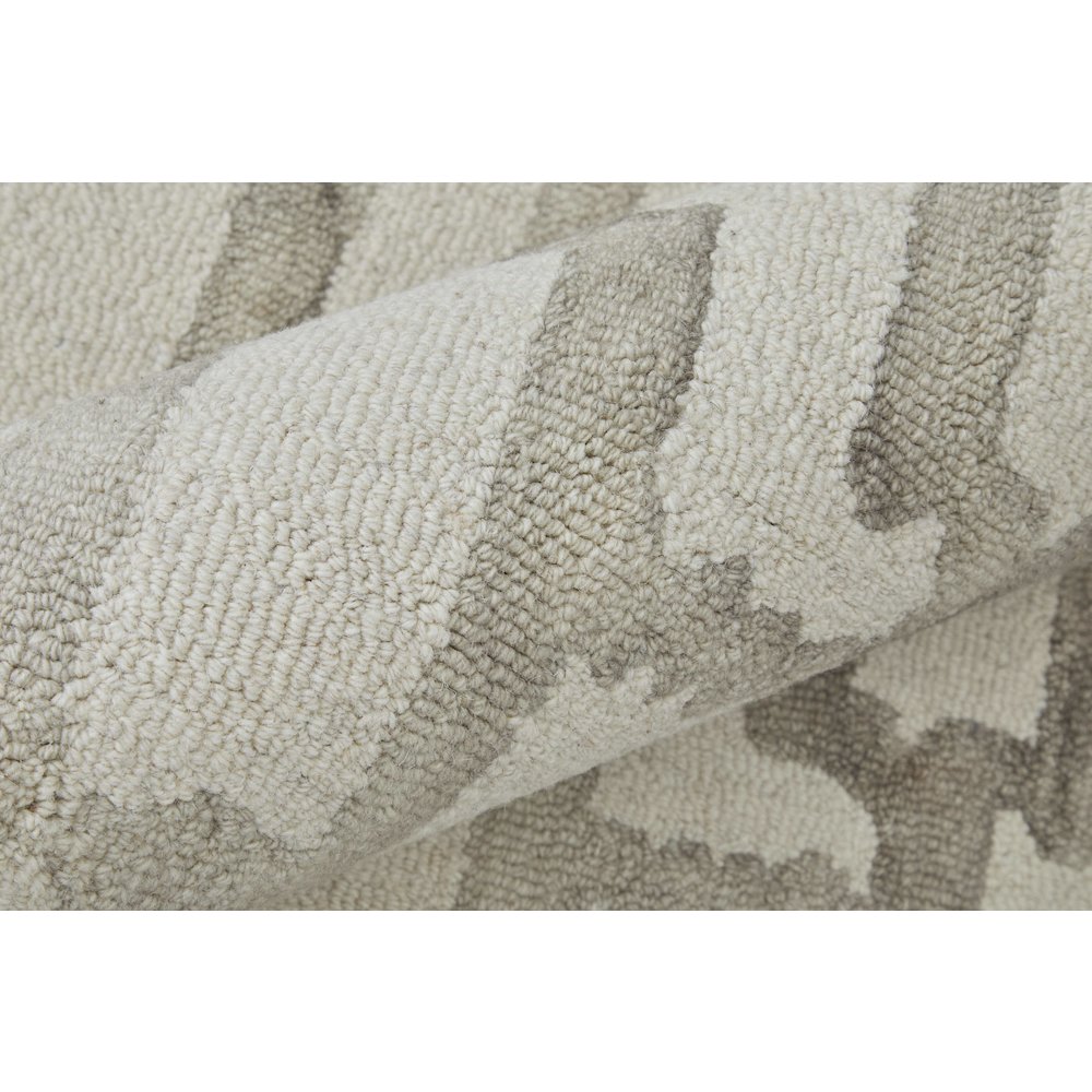 Lorrain Modern Geometric, Ivory/Taupe, 9'-6" x 13'-6" Area Rug