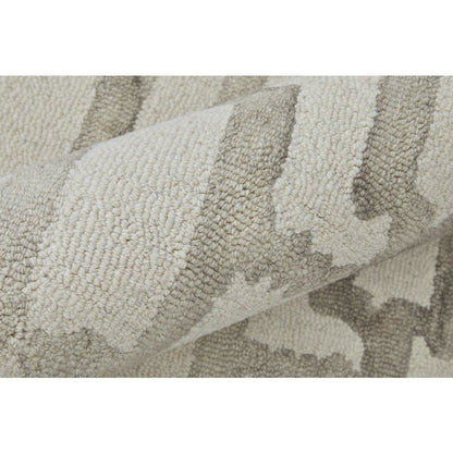 Lorrain Modern Geometric, Ivory/Taupe, 9'-6" x 13'-6" Area Rug