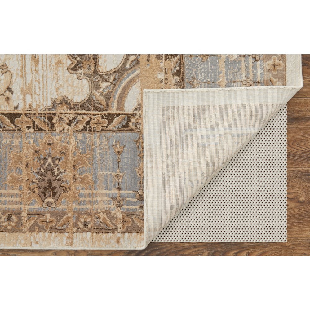 Celene Traditional Bordered, Tan/Brown/Gray, 9' x 12' Area Rug
