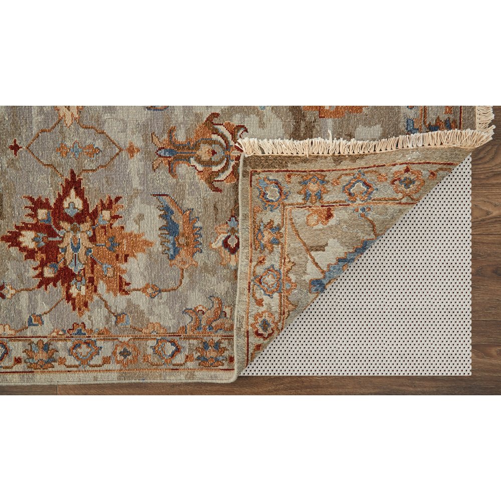 Leylan Transitional Floral & Botanical, Brown/Tan/Gray, 3'-6" x 5'-6" Accent Rug