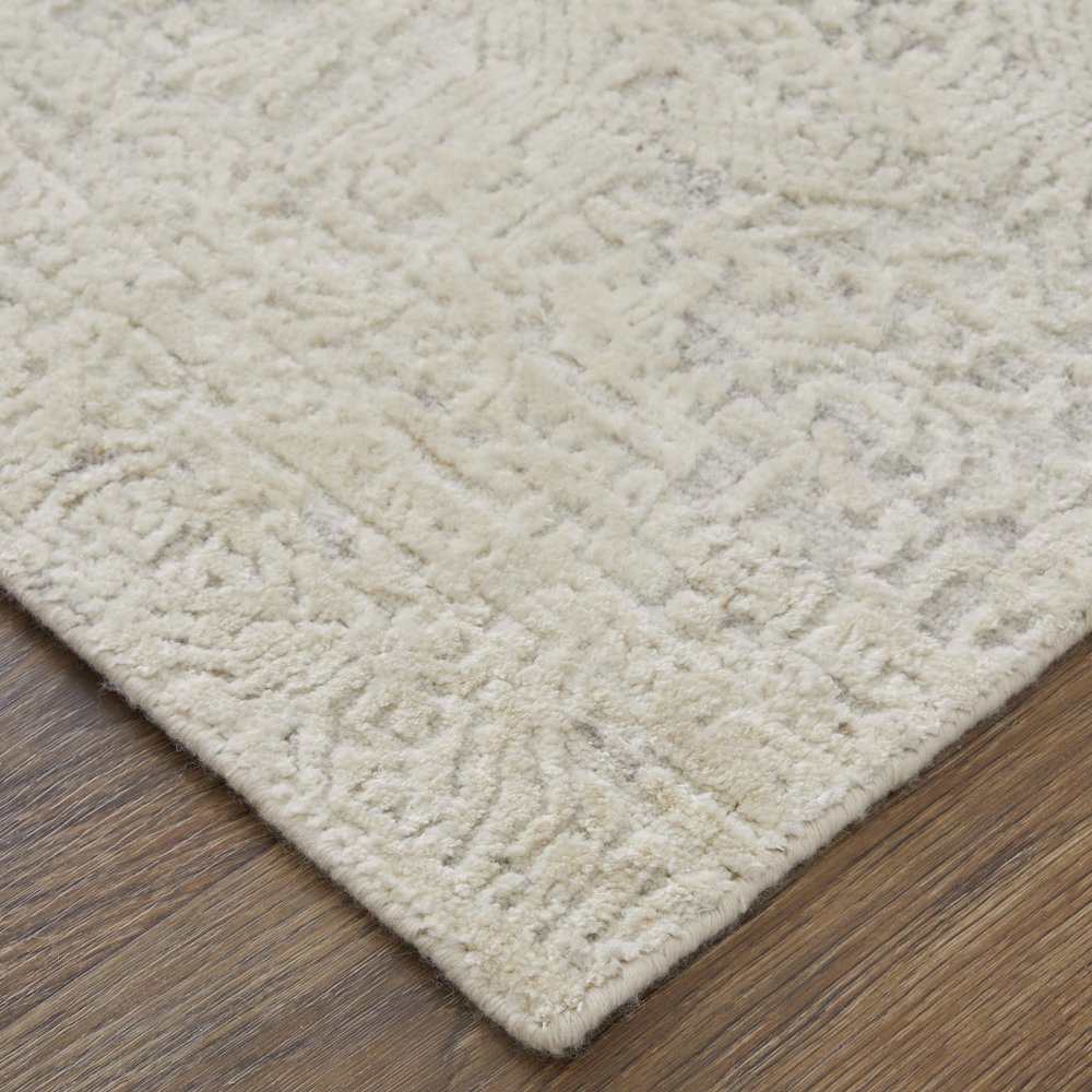 Eastfield Modern Abstract, Ivory, 5' x 8' Area Rug