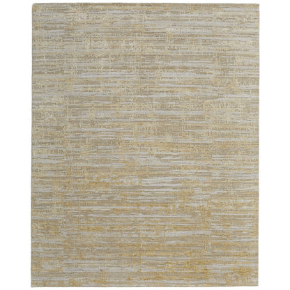 Eastfield Modern Abstract, Yellow/Ivory/Gold, 8' x 10' Area Rug