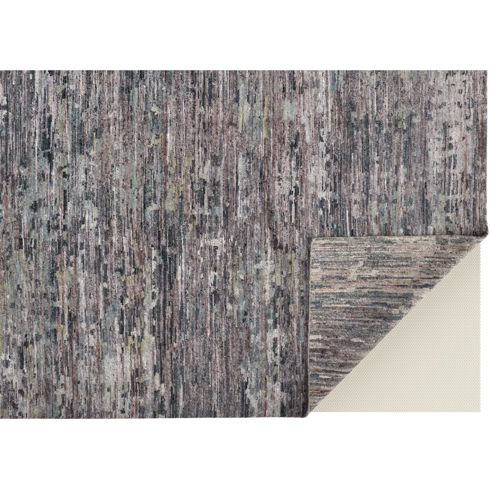 Conroe Modern Abstract, Blue/Gray, 7'-9" x 9'-9" Area Rug