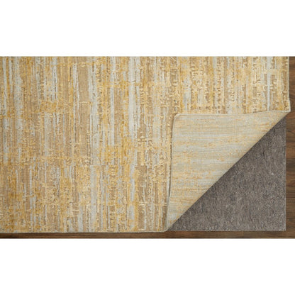 Eastfield Modern Abstract, Yellow/Ivory/Gold, 8' x 10' Area Rug