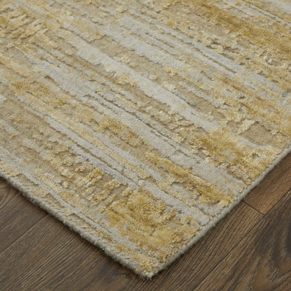 Eastfield Modern Abstract, Yellow/Ivory/Gold, 8' x 10' Area Rug