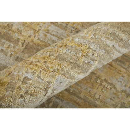 Eastfield Modern Abstract, Yellow/Ivory/Gold, 8' x 10' Area Rug
