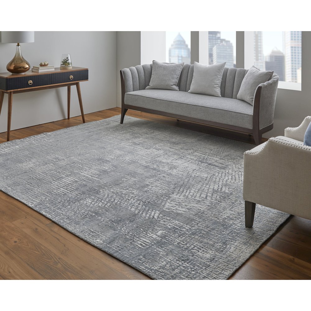 Eastfield Modern Abstract, Gray, 8' x 10' Area Rug