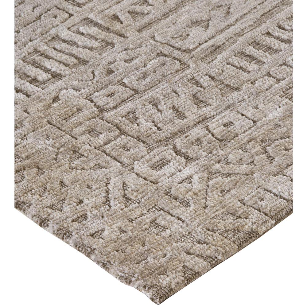 Colton Modern Minimalist Rug, Light Gray/Silver, 2ft x 3ft Accent Rug, 8748793FGRY000P00