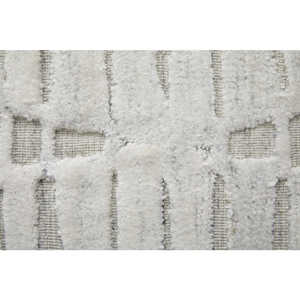 Elias Modern Geometric, Ivory/Tan, 5' x 8' Area Rug