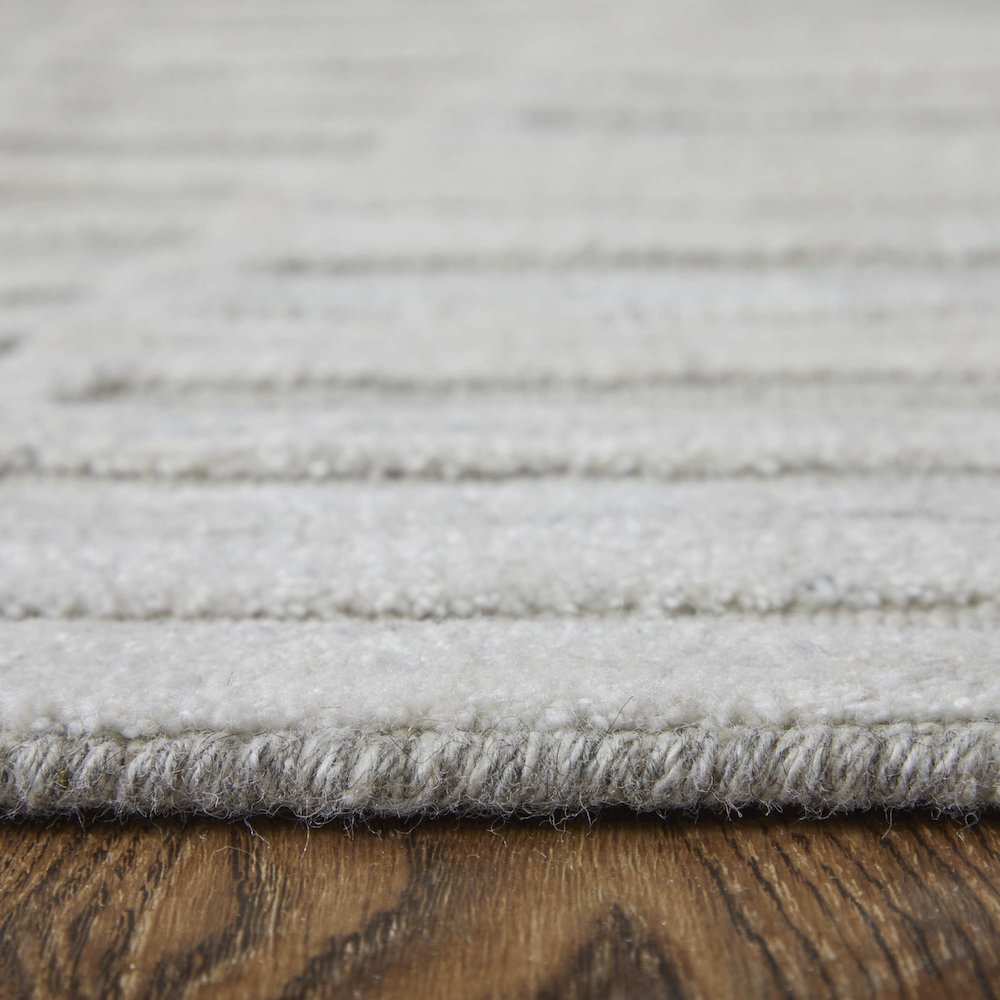Elias Modern Geometric, Ivory/Tan, 5' x 8' Area Rug