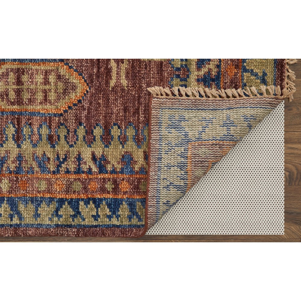 Fillmore Traditional Geometric, Red/Green/Blue, 3' x 5' Accent Rug