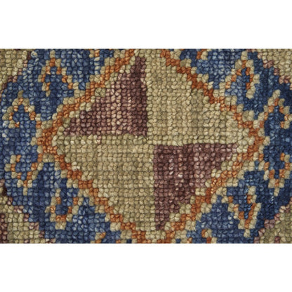 Fillmore Traditional Geometric, Red/Green/Blue, 3' x 5' Accent Rug