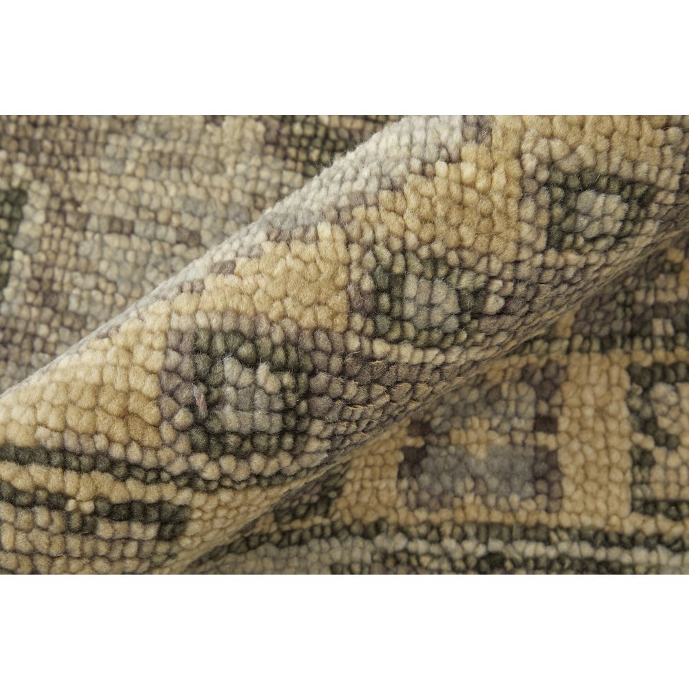 Fillmore Traditional Diamond, Brown/Gray, 2'-6" x 8' Runner