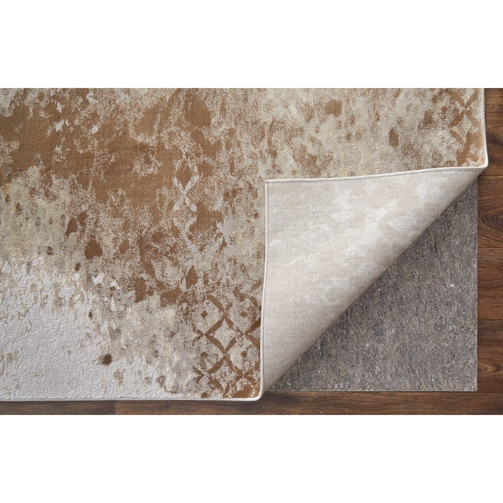 Waldor Modern Watercolor, Brown/Tan/Ivory, 10' x 13'-2" Area Rug
